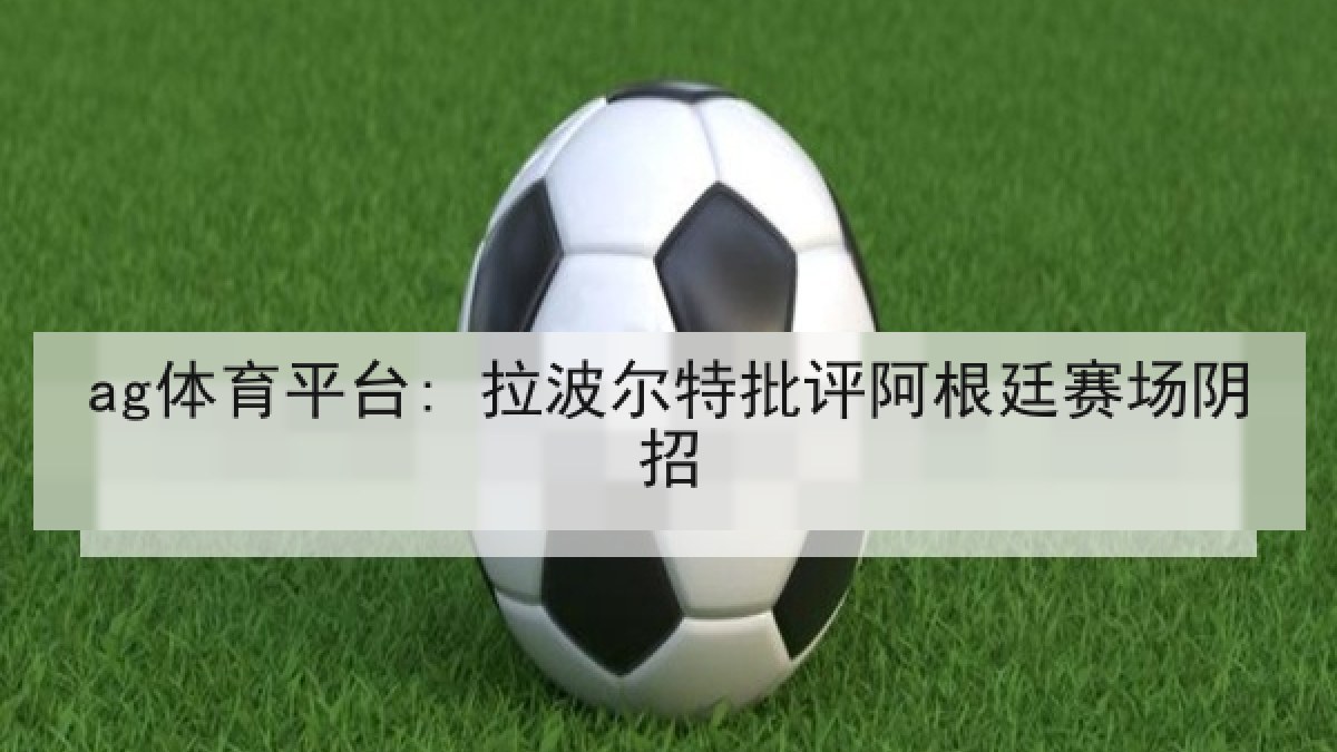 ag体育平台: 拉波尔特批评阿根廷赛场阴招 ag体育平台: 拉波尔特批评阿根廷赛场阴招